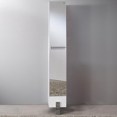 Fresca Adour Mirrored Bathroom Linen Side Cabinet Linen Cabinet Fresca